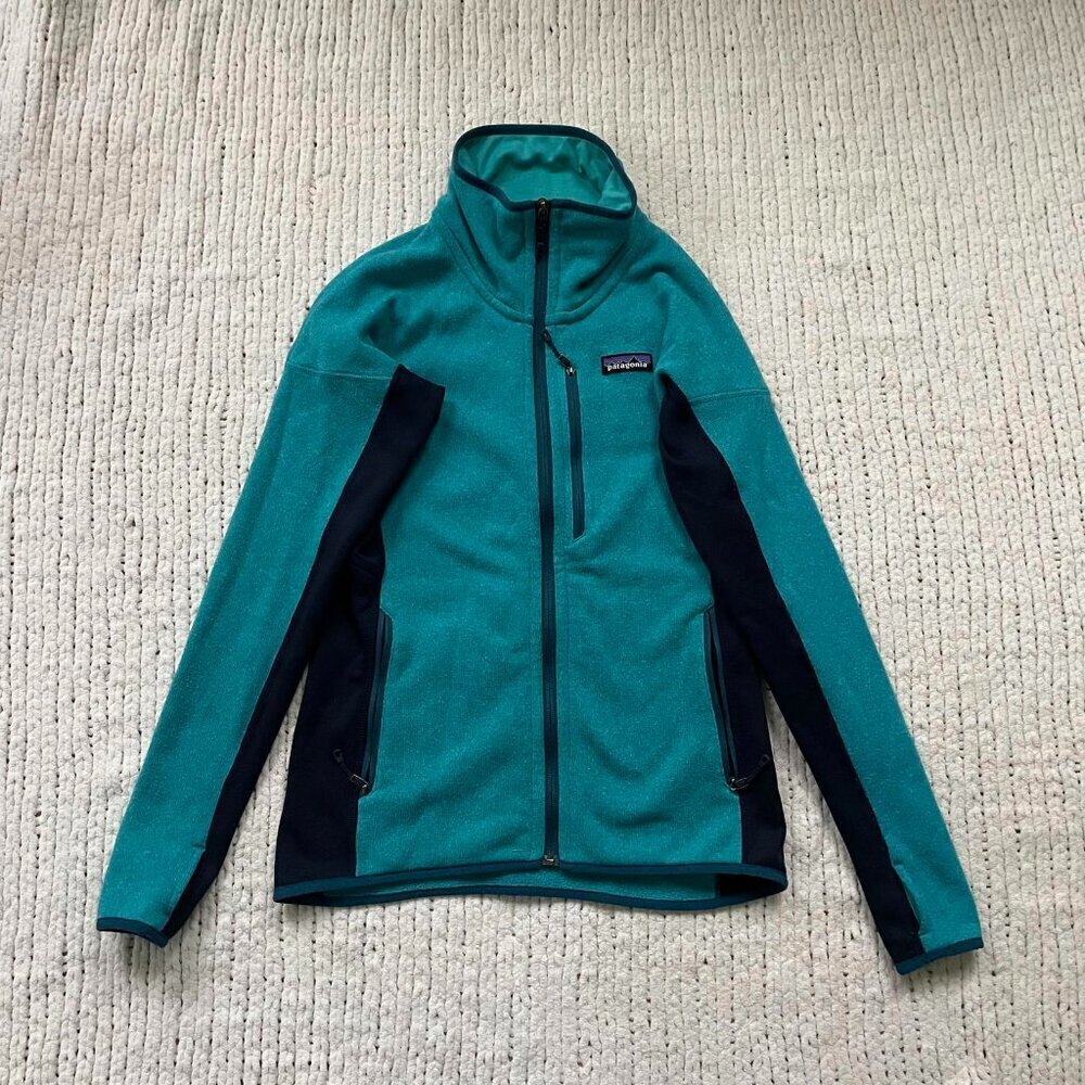 Patagonia Women's Blue Contrast Better Sweater - Size Small